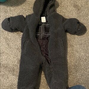 Rothschild Charcoal Fleece Kids One Piece